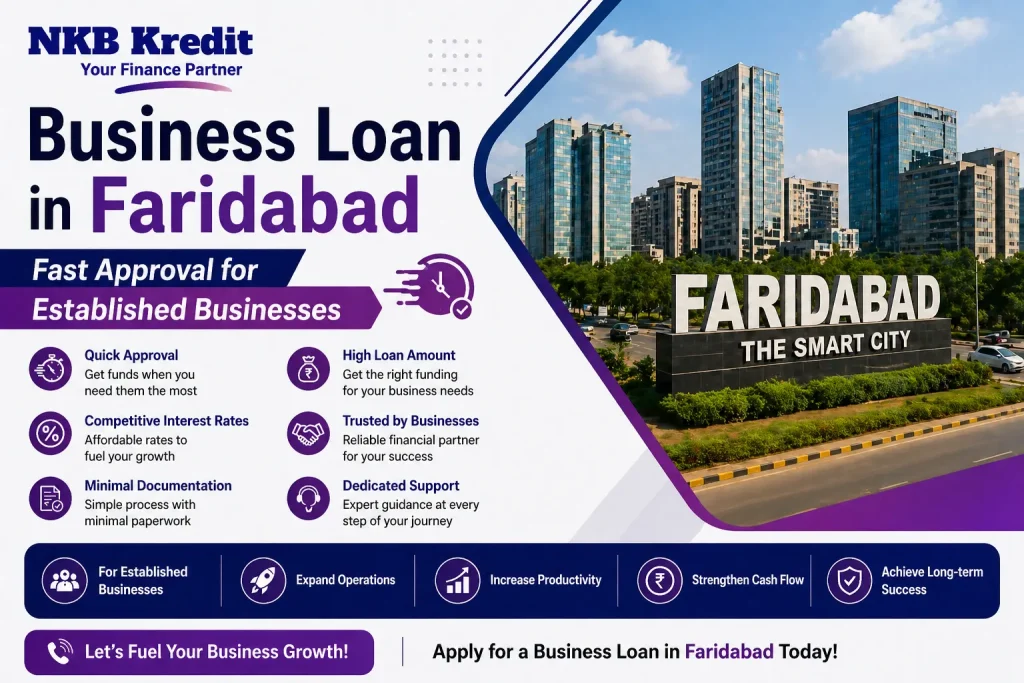 Business Loan in Faridabad – Fast Approval