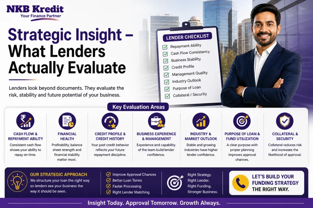 Strategic Insight – What Lenders Actually Evaluate